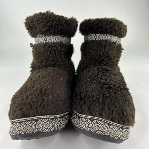 Woolrich Whitecap Boot US 7 Women's Berber Fleece Java Brown Sherpa Flat Boots - Picture 2 of 10